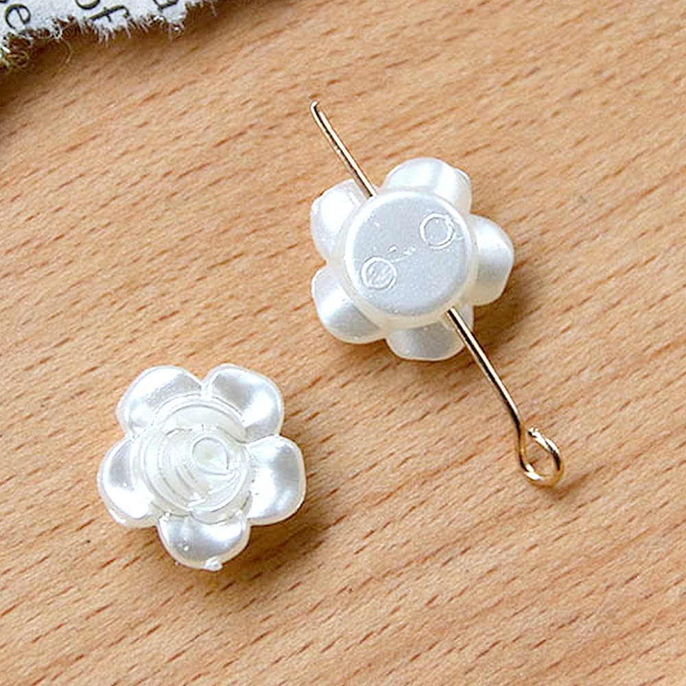 Decorative Resin Rose Sewing Buttons 20 Pcs - 16mm, 21/32"