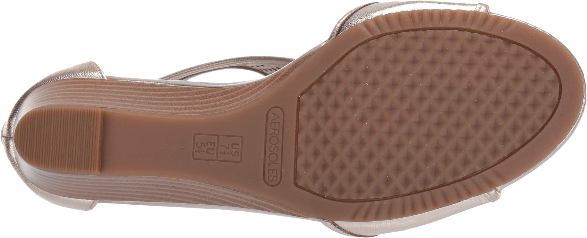 Aerosoles Damskie sandały, szafirowe koturny, 0