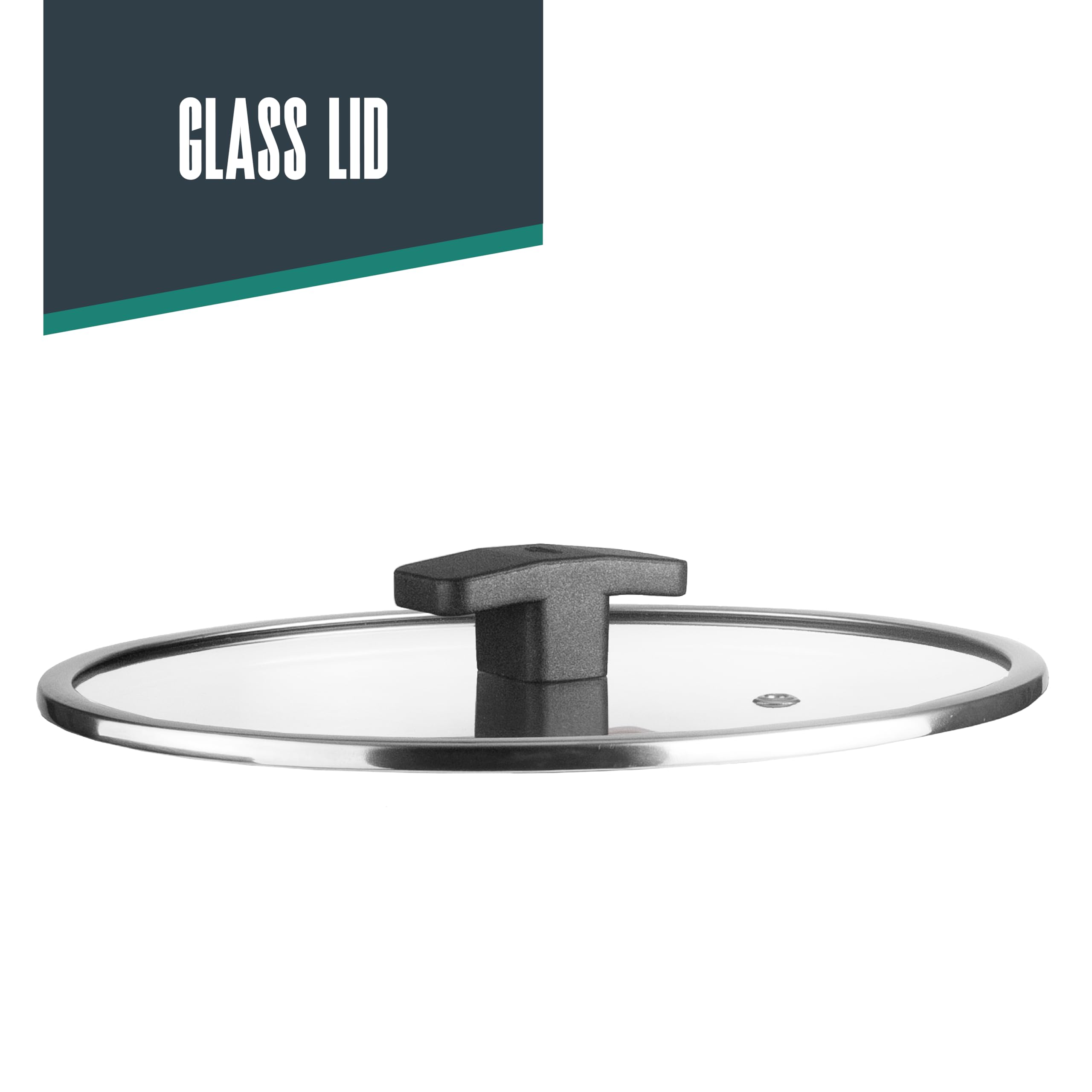Lacor 80028 - Casseruola con Calcare Coperchio, Acciaio Acciaio Inox | Realizzato in acciaio inossidabile alimentare; alta resistenza alla corrosione e usura quotidiana in cucina