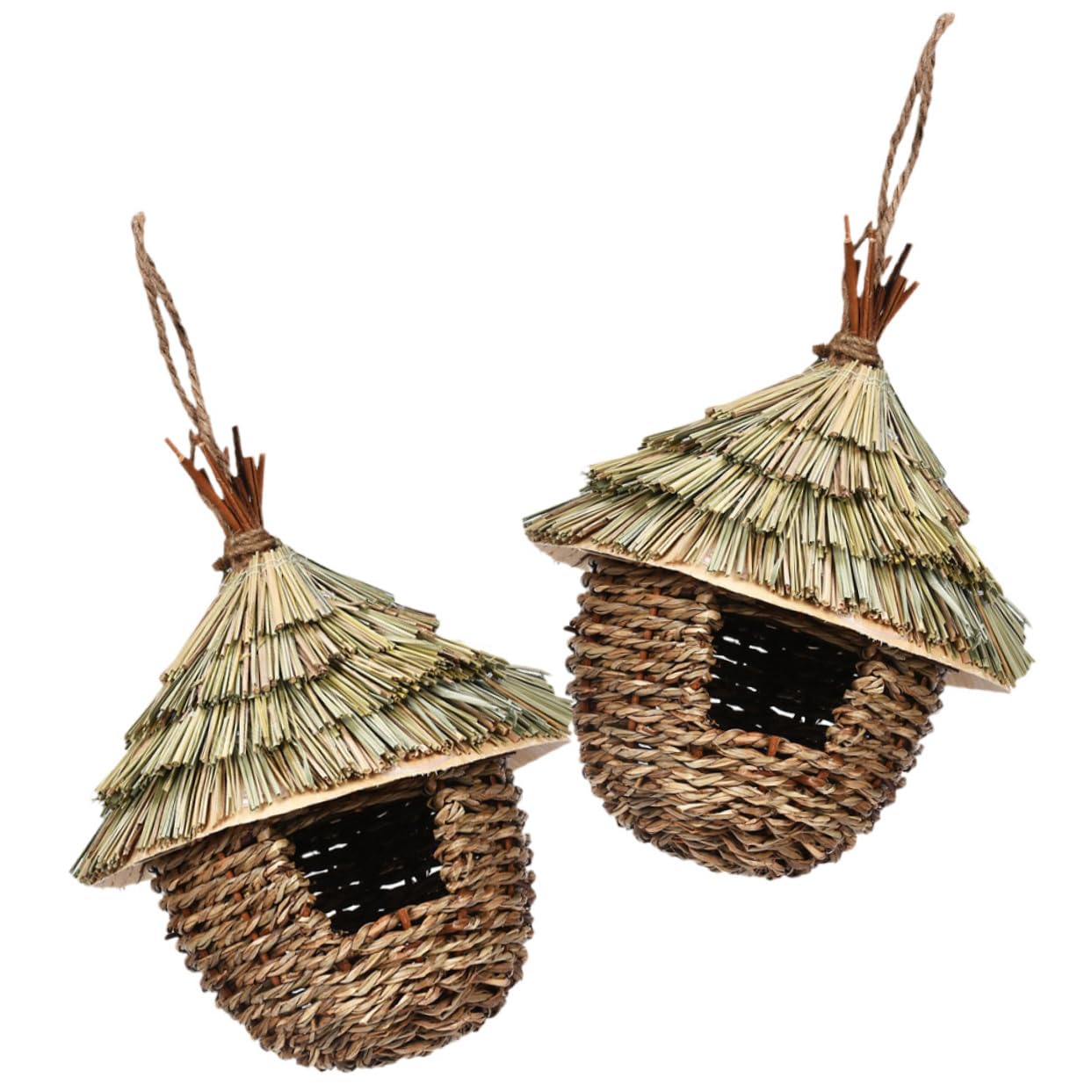 Nid d'oiseau en paille fait main fournitures de jardin pour perroquet