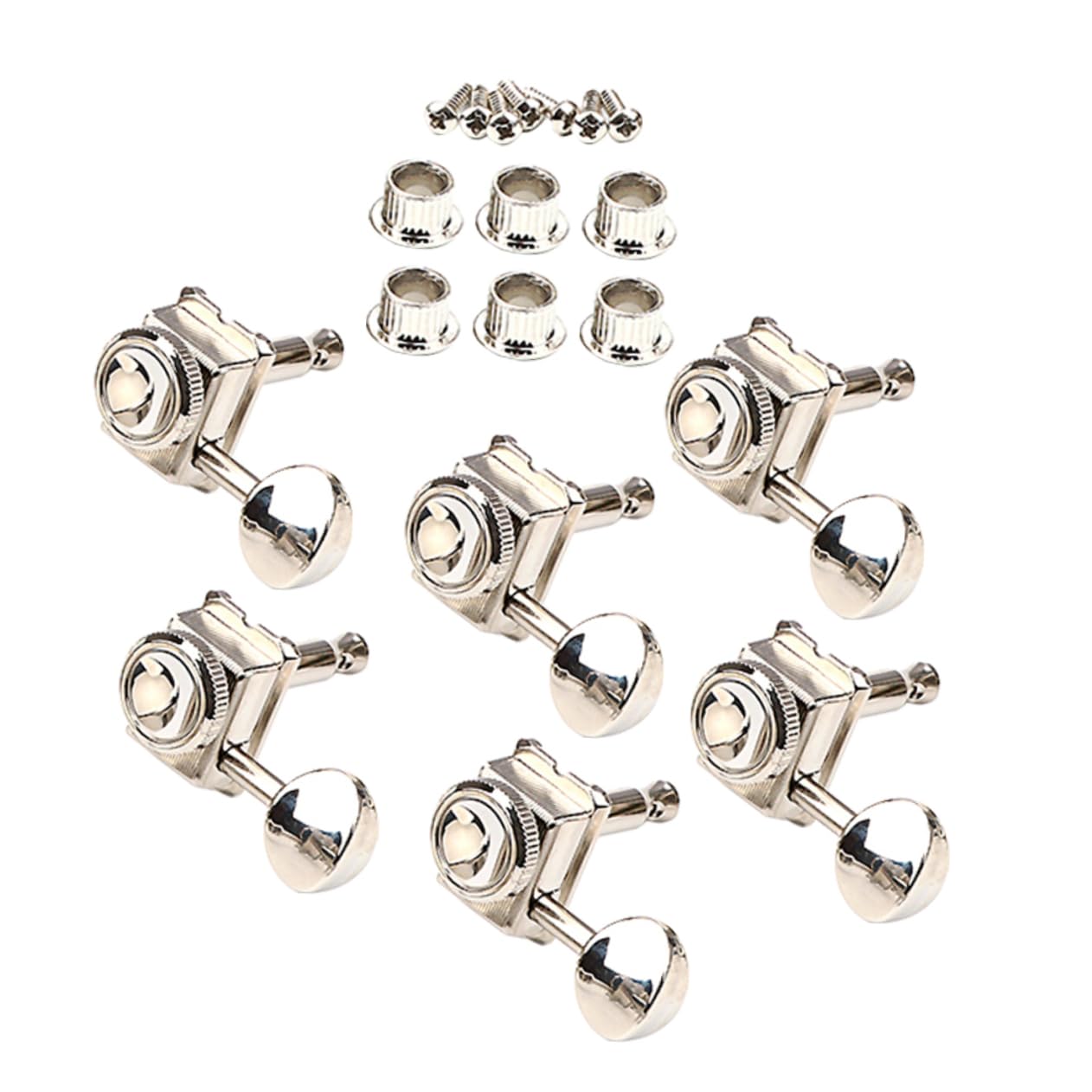 HANABASS 6Pcs Locking Guitar Tuning Pegs Precision Guitar Accessories Easy to Install Comfortable and Durable Design