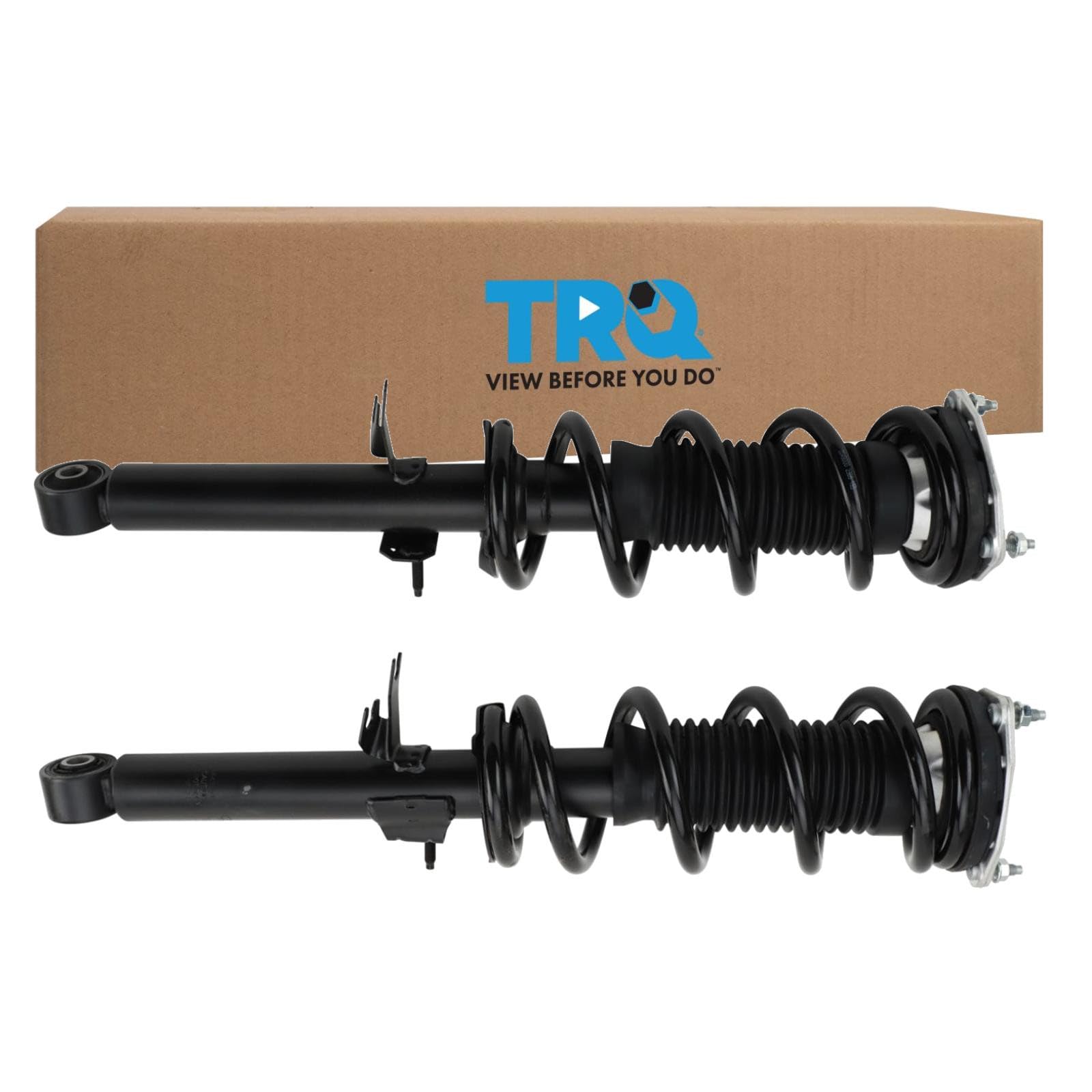 TRQ Front Strut &amp; Spring Assembly Set Compatible with 08-12 Infiniti EX35 2013 EX37 14-17 QX50