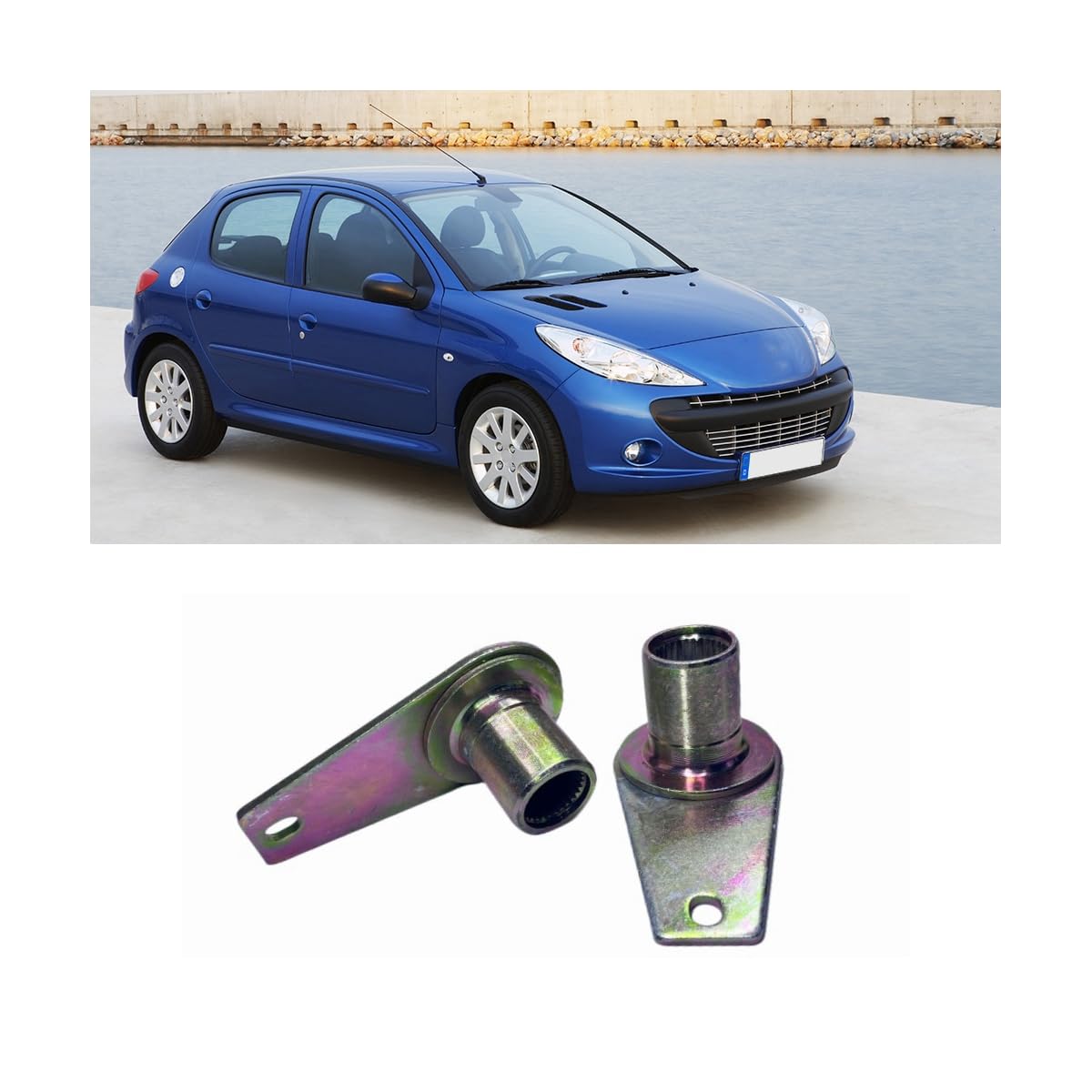 Enlace de Barra estabilizadora del Eje Trasero del Brazo oscilante 517851 517850 for Peugeot 206 207 106 Citroen C2 Saxo