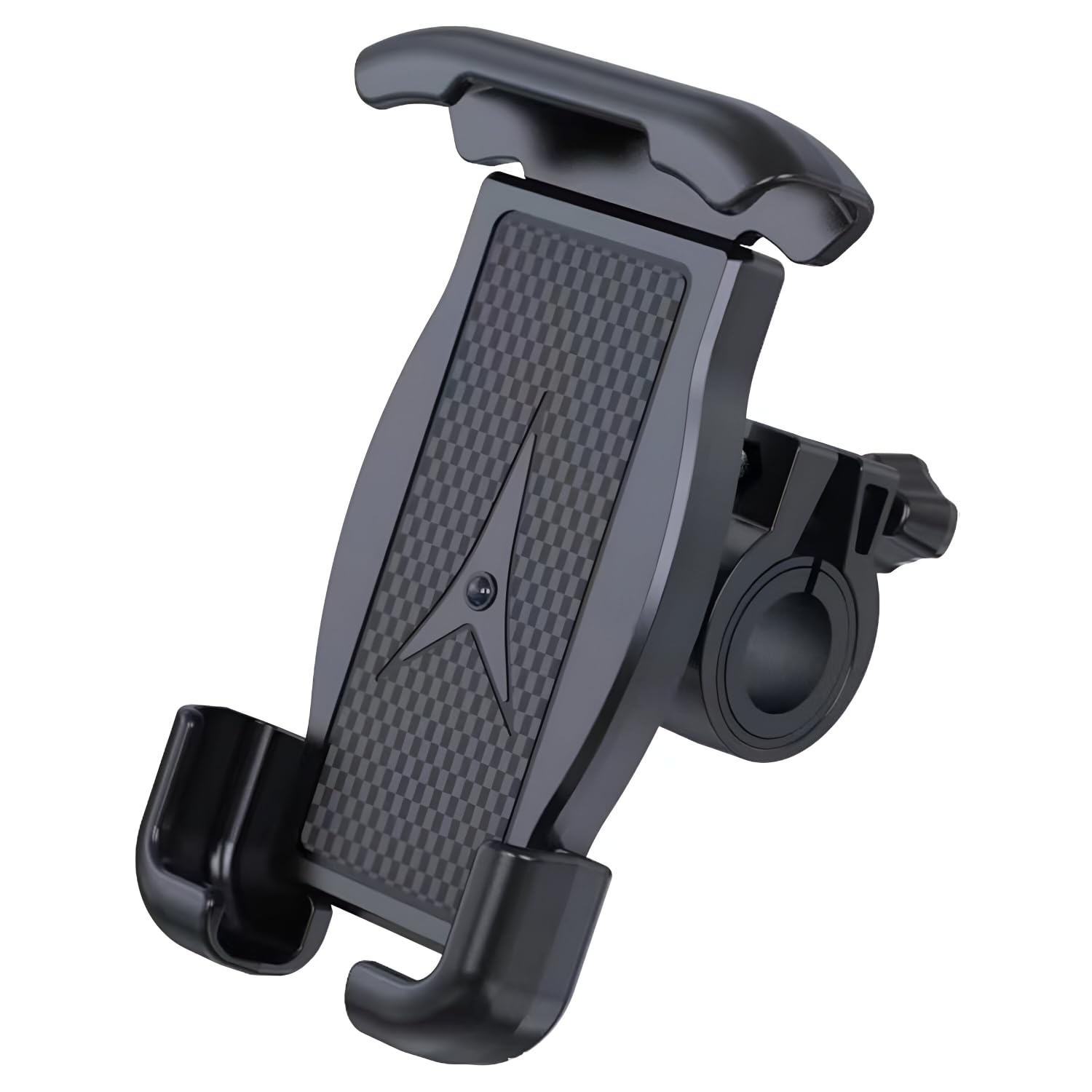 HUMBLE Mobile Holder for Bikes & Bicycles, 360° Rotation, Multi-Sided Silicone Padded Clamps, with One Click Clasps Lock, Suitable for 5 to 7 Inches Smartphones(BK-050) - Black-image-38