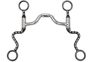 Myler 33 Black Seven Shank Myler Bits for Horses (5-Inch)