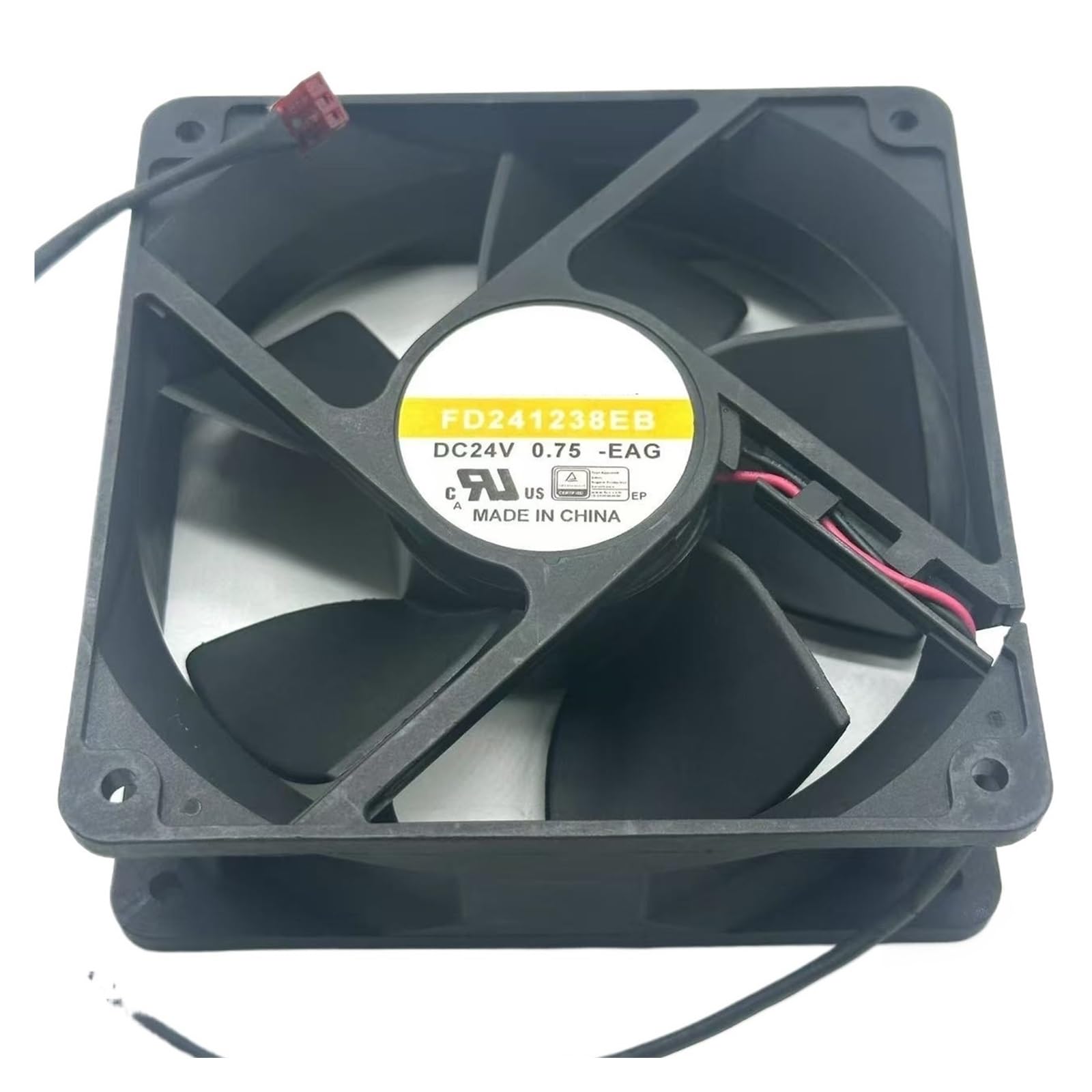 YMUGUEGH FD241238EB 24V 0.75A 120x120x38mm 2-Wire Cooling Fan
