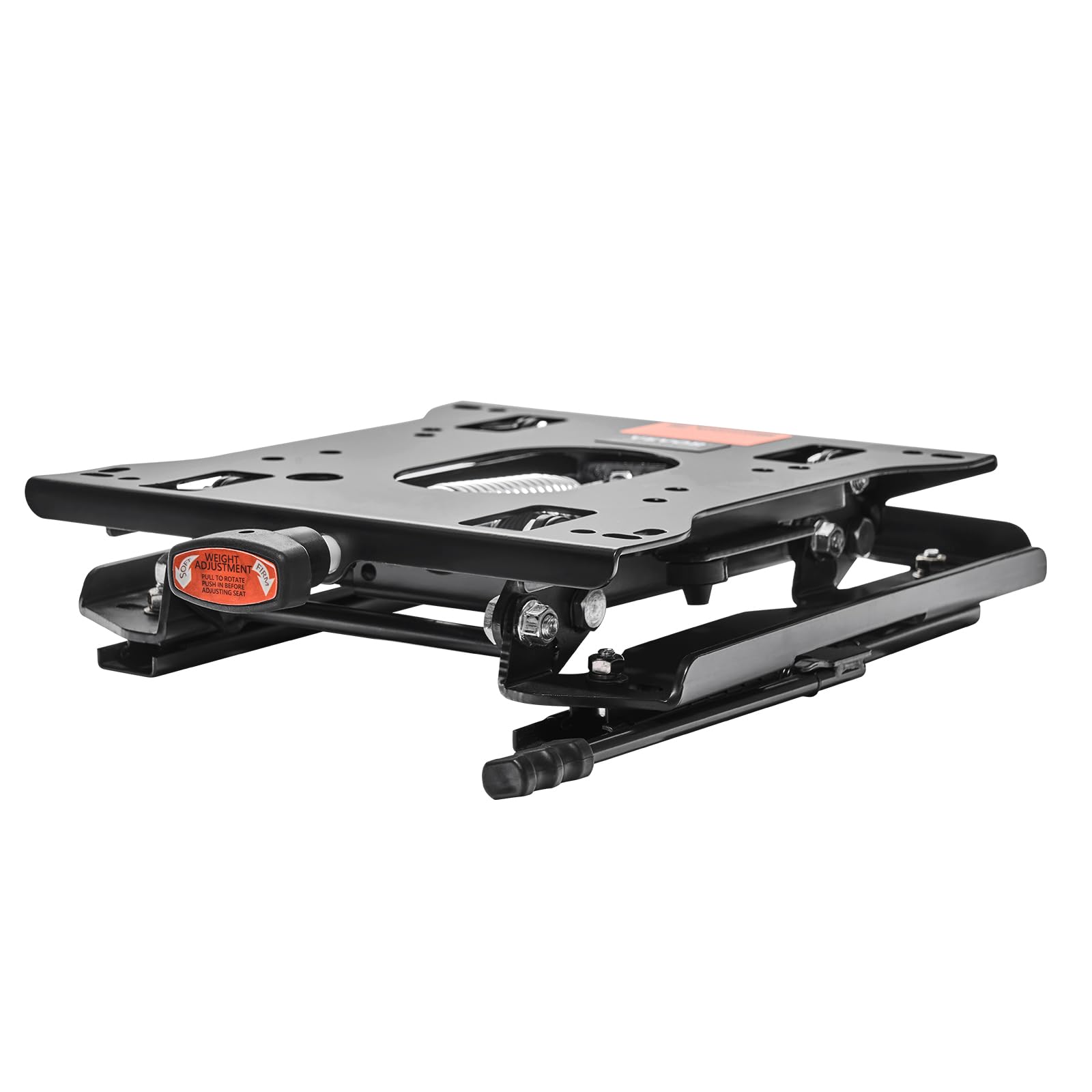 VEVOR Kit Suspension de Siège de Chariot Élévateur Universel, 46x32,5x9 cm, Suspension de Siège de Tracteur avec Glissière, Réglable de l'Avant vers l'Arrière 150 mm, pour Chargeur, Tondeuse à Gazon