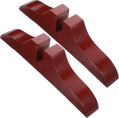 DOITOOL 2 soportes plegables para divisor de habitación, pies de panel de pantalla, soporte divisor de habitación de madera, base de división de