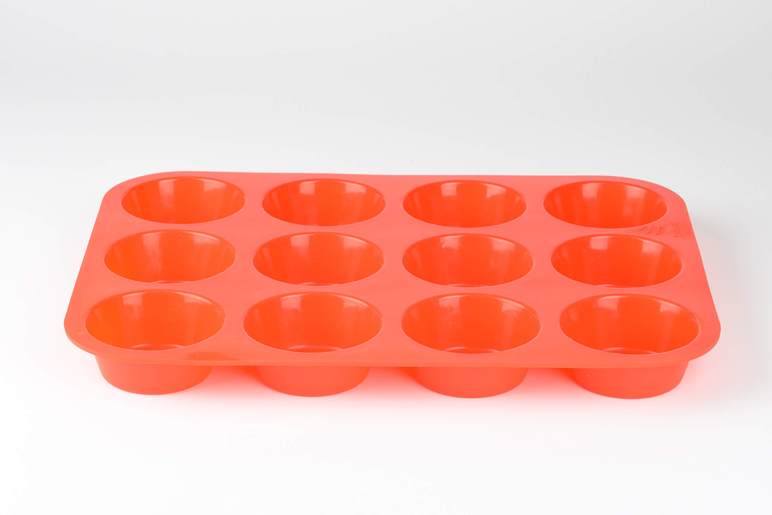 FLOELA Muffinform Aus Silikon – 12er-Set, BPA-frei & Antihaft, Spülmaschinengeeignet