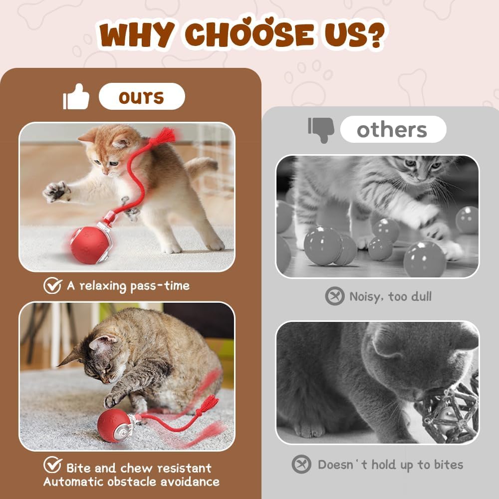 Juguetes interactivos para gatos, juguete multifuncional para gatos para uso doméstico, recargable para propietarios de mascotas, juguete portátil para gatos (rojo, azul y gris)