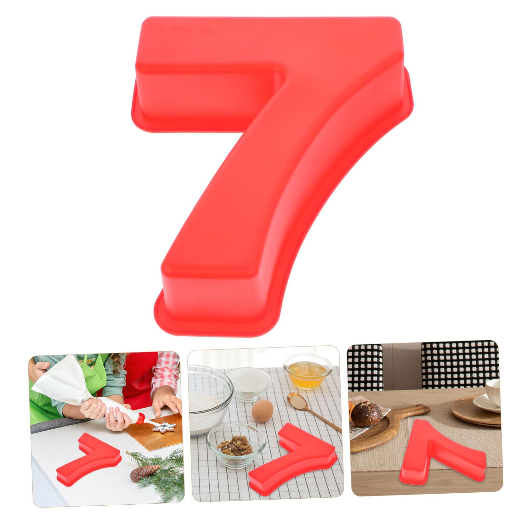 PRETYZOOM Lot De 5 Moules À Gâteaux En Silicone Avec Chiffres