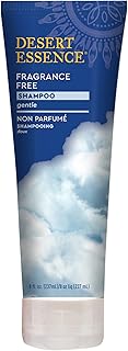 Desert Essence Fragrance Free Shampoo - Pure - 8 Fl Ounce - Unscented - Gloss & Shine - Strengthens Hair - Soft & Revitali...