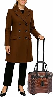 JKM and Company Computer iPad, Laptop Tablet Rolling Tote Bag Briefcase Carryall Bag