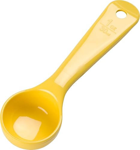 Miniatura 8 de Paquetes de cucharas de control de porciones con codificacióncromática de mango corto Carlisle, Amarillo, 1