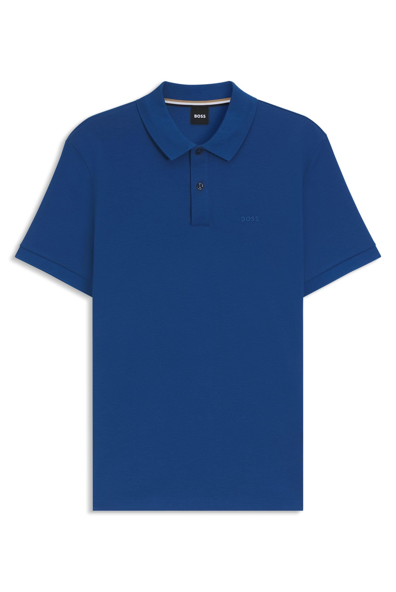 Boss Mens BOSS BLACK Pallas Polo Iconic Logo Embroidered Shirt - Medium Blue 429 - Size 3X Large