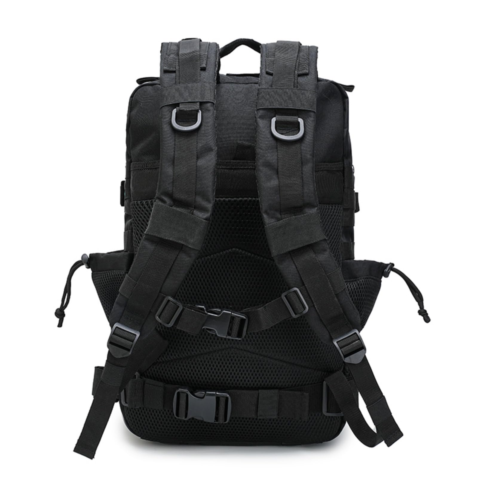 SEYATULH Mochila Tactica Militar 45L-Sistema MOLLE Viaje Senderismo Gimnasio-Hombres Mujeres(Negro)
