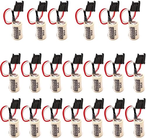 Miniatura 1 de YICUAA - 20 unidades compatibles con batería de litio AB PLC 1747-BA 3V FDK CR14250SE 3V batería de litio