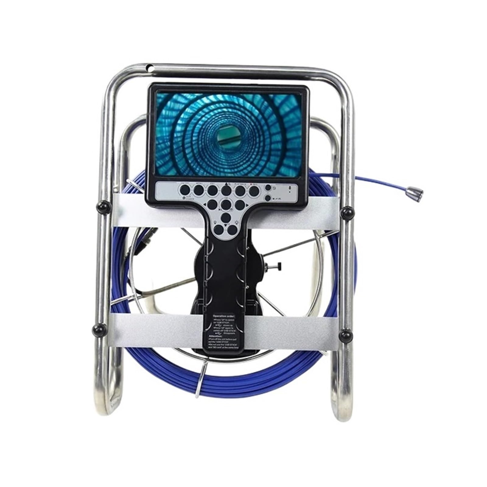 Caméra d'inspection des canalisations Caméra Vidéo D'inspection D'égout DVR De Compteur De Compteur Étanche De 20 M Caméra Endoscopique Caméra Endoscopique Avec Récepteur 512 Hz(20m,5mm 512Hz Locator