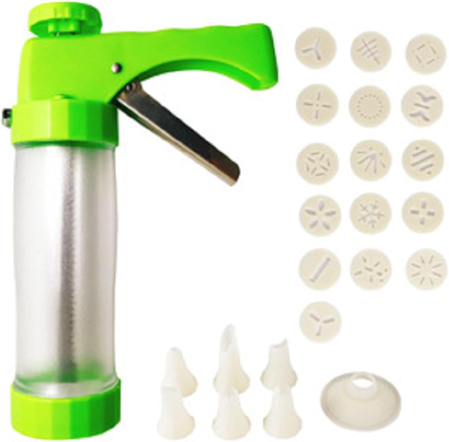 MdYbf Food Injector Syringe Kit Deviled Egg Filler Donut Filler Injector Cake Decorating Kit Cookie Press Gun Kit Electric Cookie Press Gun for Baking Irrigation Syringe
