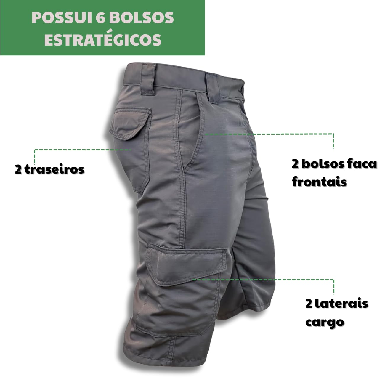 Bermuda Tática Safo Militar, Poly RipStop, UV50+, 6 Bolsos, Secagem Rápida, para Trekking e Atividades Outdoor em promoção! Veja a oferta e mais achadinhos de Shorts & Bermudas 5 Hoje é o melhor dia para comprar Bermuda Tática Safo Militar, Poly RipStop, UV50+, 6 Bolsos, Secagem Rápida, para Trekking e Atividades Outdoor com aquele preço maroto! Promoção! Aproveite a oferta! 5