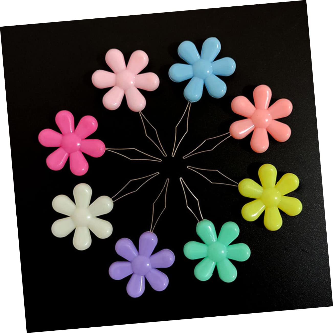 jojofuny 5 Set Fili di Aghi A Cruna Compatti Forniture Infila Ago Cucire Threadle Adgo Attrezzo Dispositivo per Infilare L'ago da Ricamo Aghi da Ricamo Plastica 50 Pezzi*5
