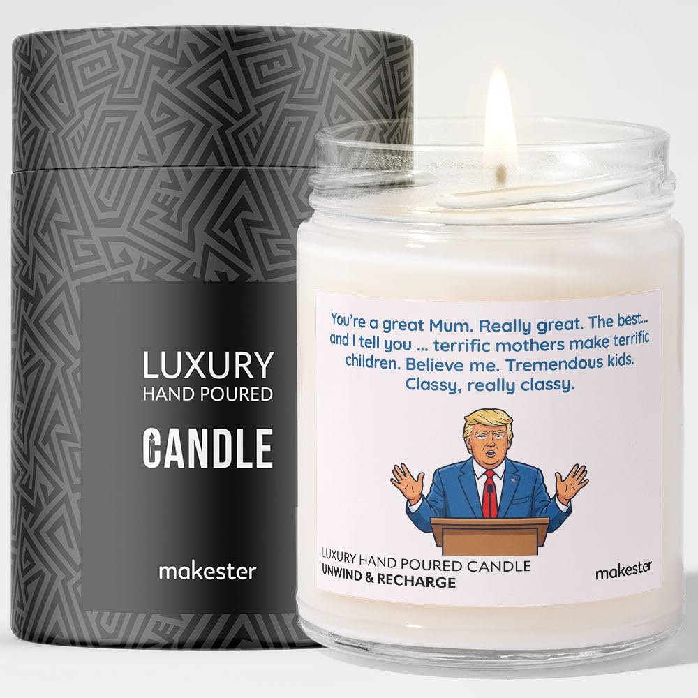Mum Gift - Luxury Soy Wax Candle - Vanilla, Jasmine, Sugared Almond - Makester โ image 1