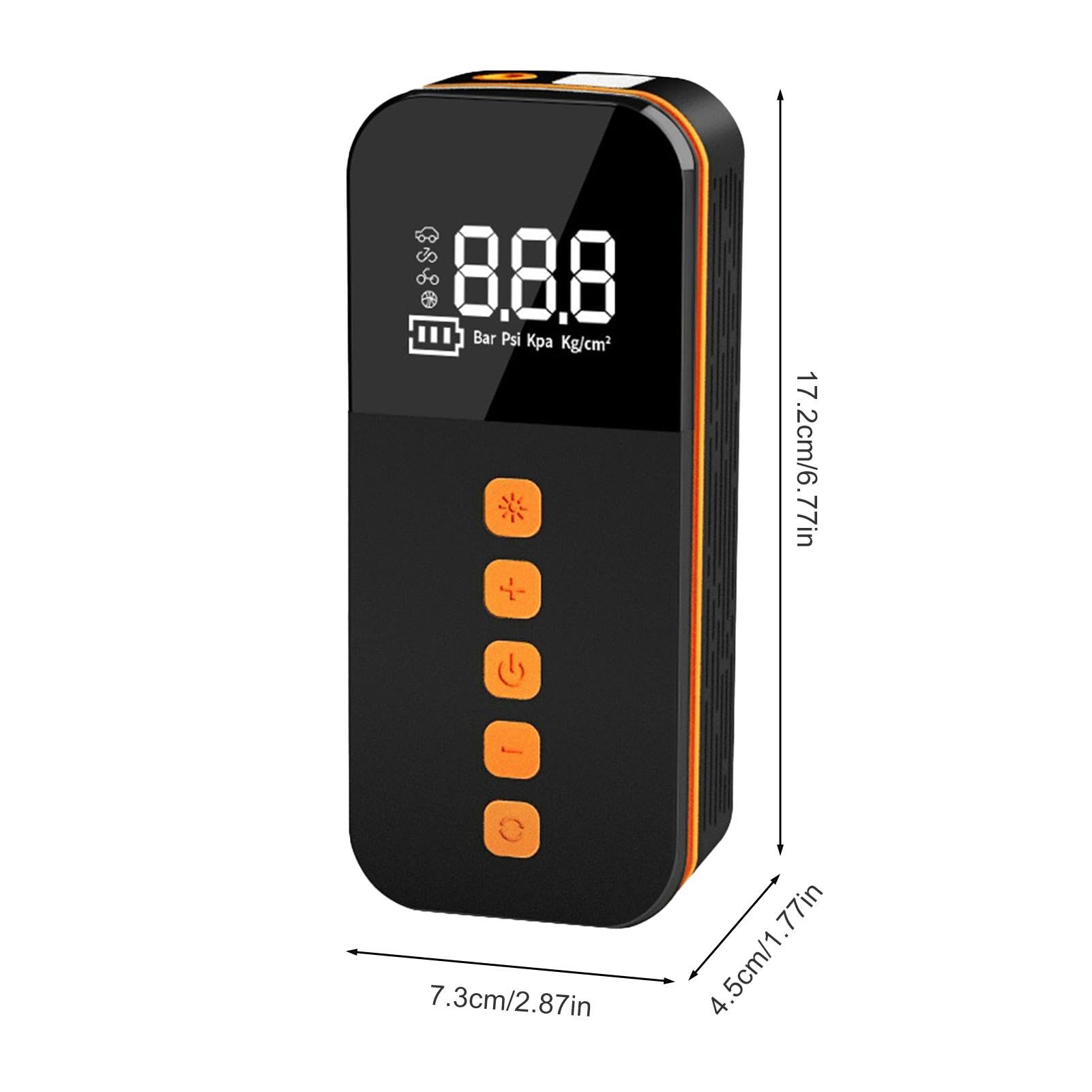 Gonfleur de pneu à batterie, pompe pour vélo à batterie avec