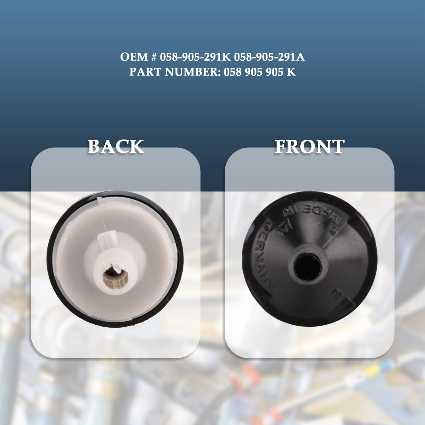 Rückschlag Ventil Für Vakuum Luft Pumpe Für A4 Tt Für 1.8T Artikelnummer: 058 905 291 058 905 291K