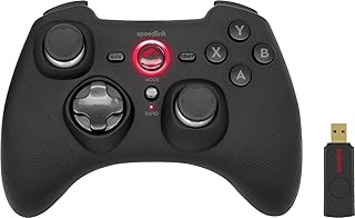 Speedlink RAIT Gamepad Wireless - wireless gamepad with vibration function, for PC/PS3/Switch, black