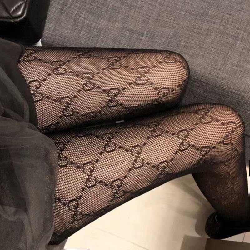 Image of NXITK 2 Pack Goth Tights - Ripped Gothic Tights for Women