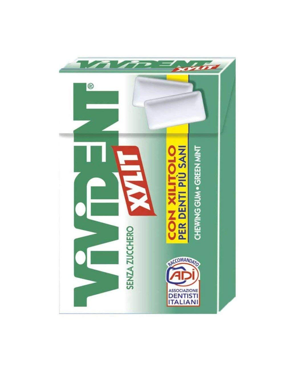 La menta verde de Xylit Vivident x20