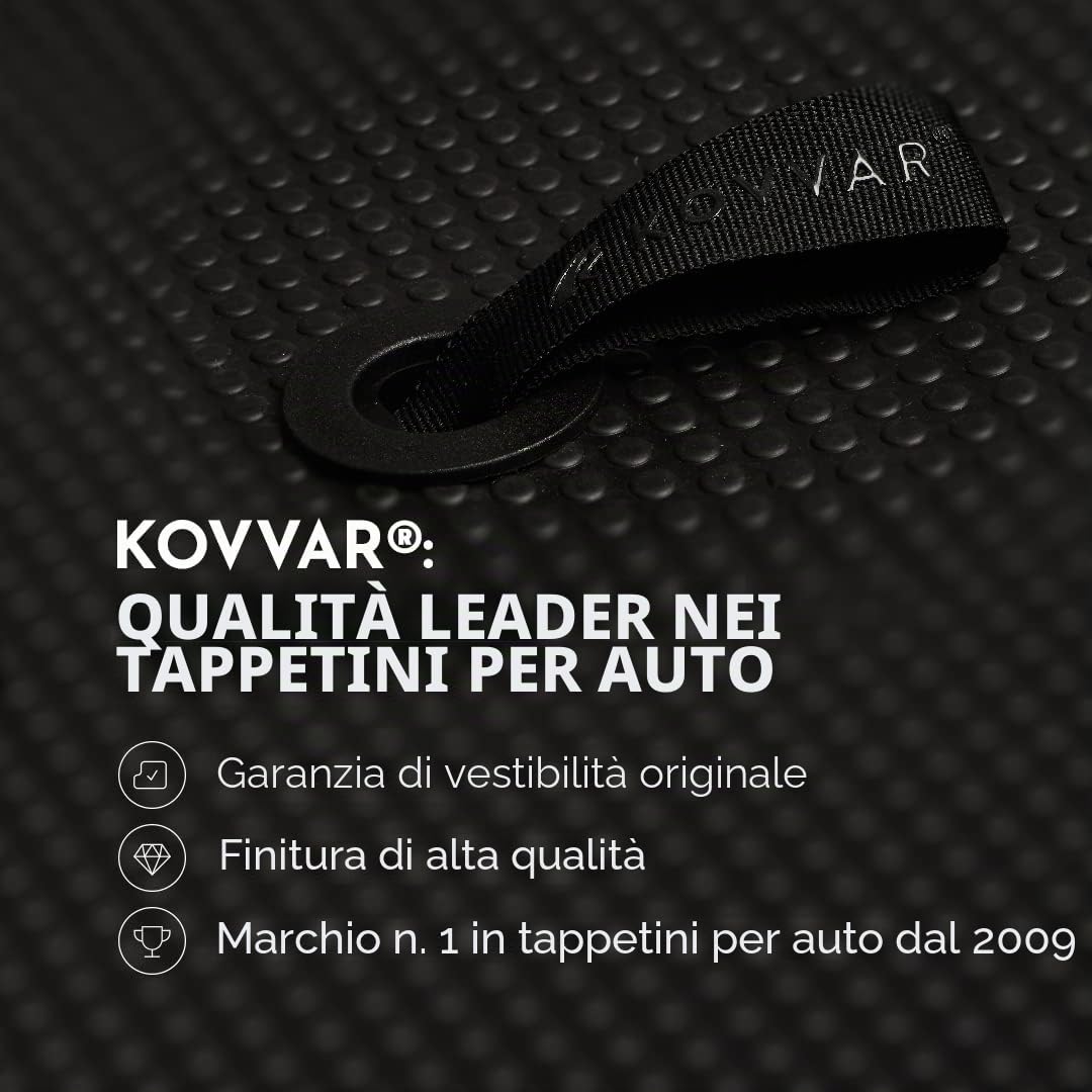Tappetino in Gomma Duogrip per bagagliaio adatto a Honda HR-V 2021-2026 - Versione: Adeguato per modelli con piano di carico alto - Serie: DuoGrip Gomma