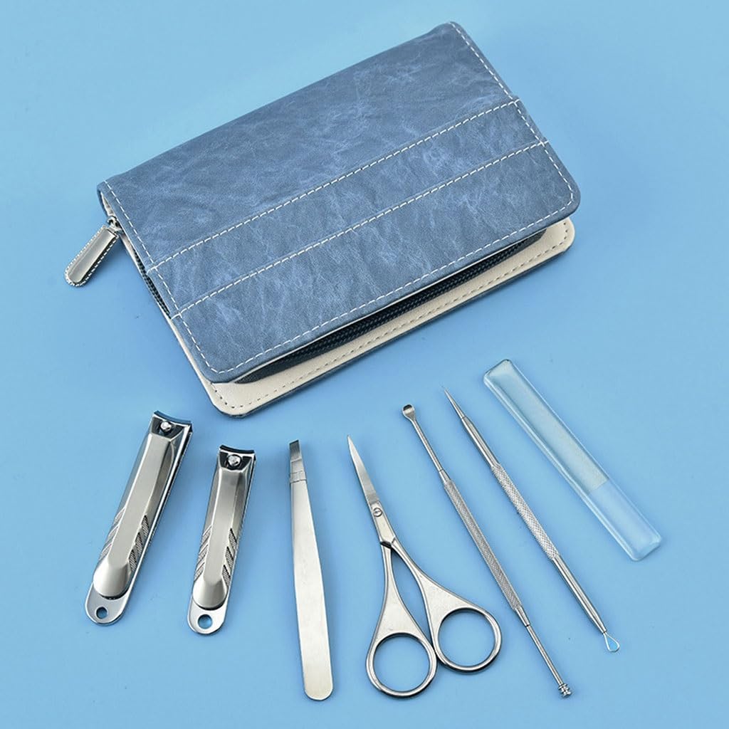 Maniküre-Set mit Nagelschere und Reißverschlussetui, ideal für Zuhause, unterwegs und für die Schönheitspflege.
