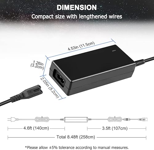 Miniatura 5 de UYGALAXY Fuente de alimentación reclinable de 29 V y 2 A, motor de actuador lineal, transformador adaptador de CACC compatible con cable divisor en