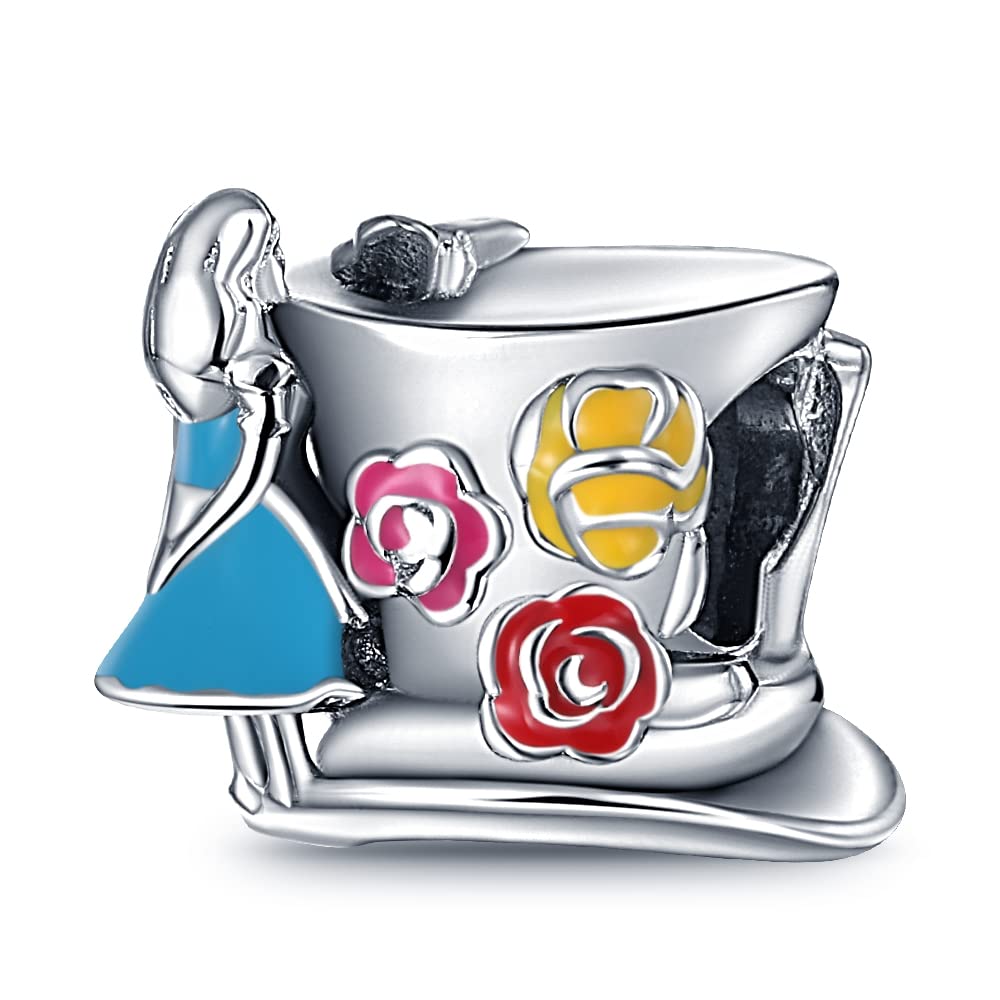 925 Sterling Silve Charms fits Pandora Bracelets Necklace,5A Zircon Dangle Pendant Bead,Mother's Day Gift Jewelry Beads for Women