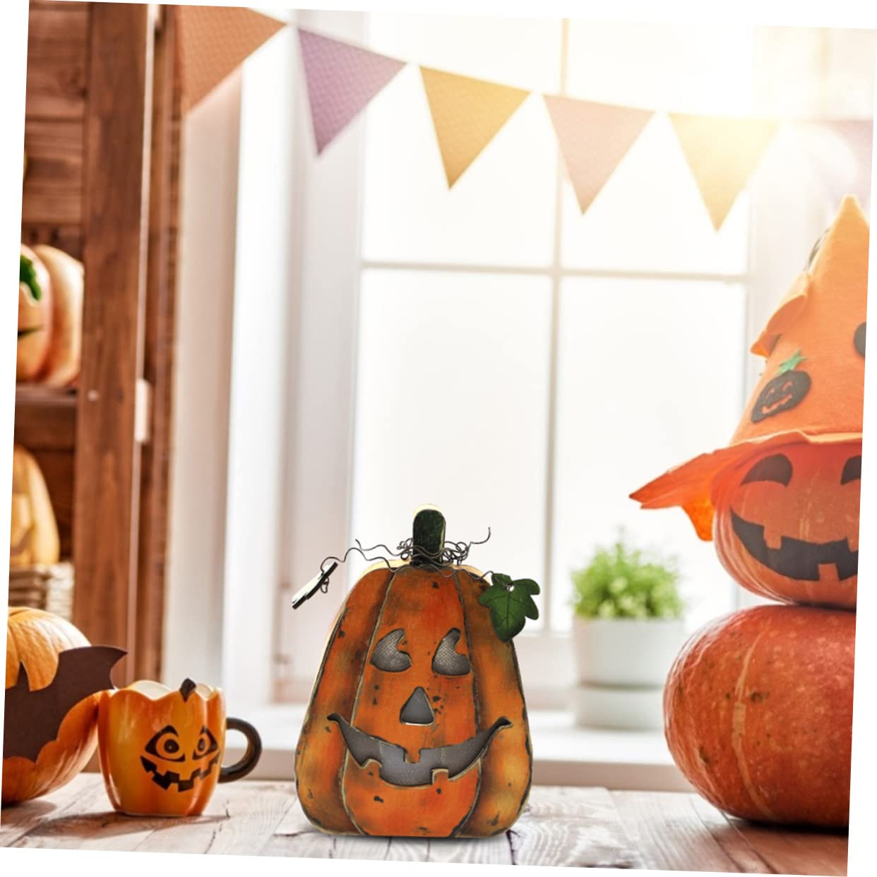 Mipcase 5pezzi Per Halloween Addobbo Per e Festive e Party Batteria Design Retro e