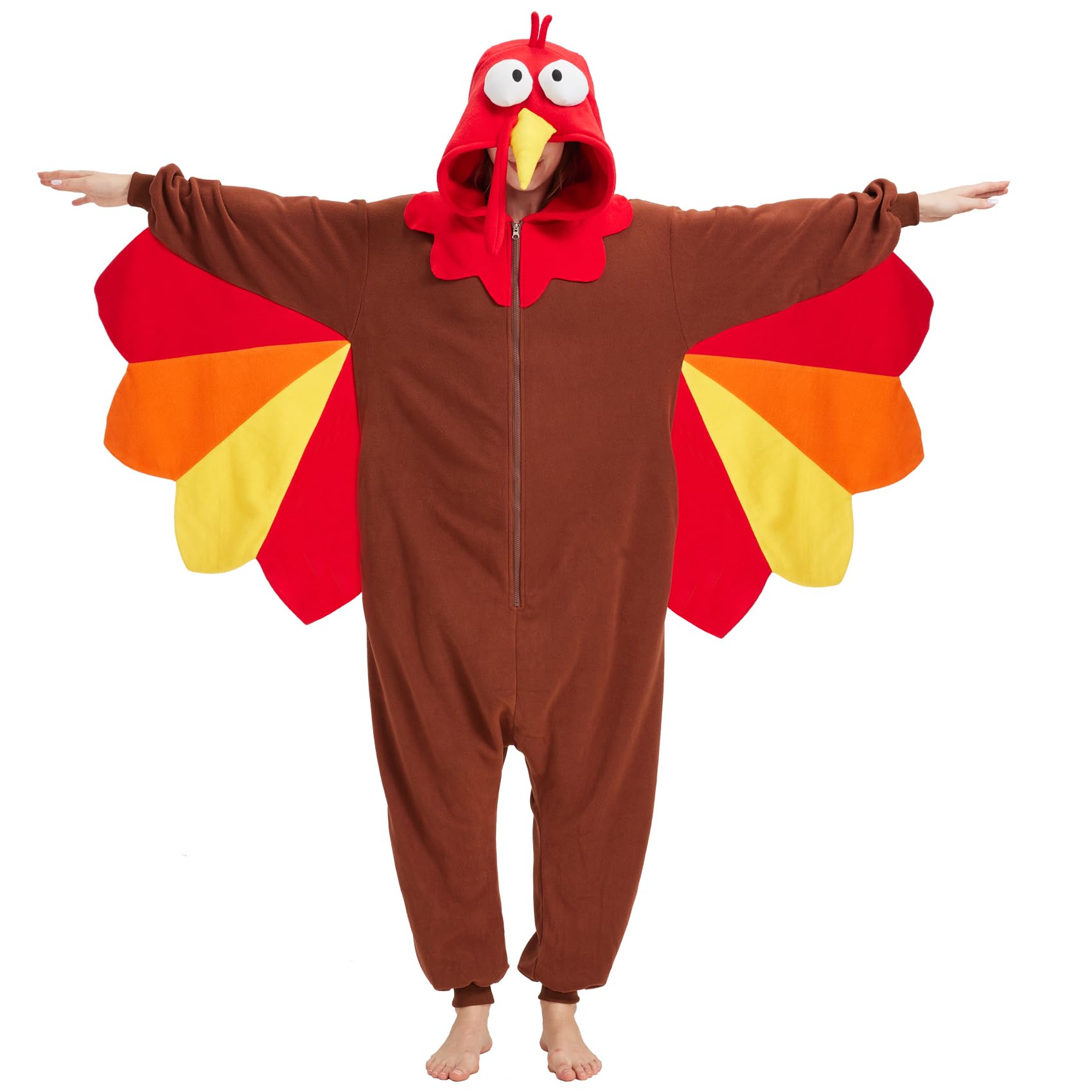 Thanksgiving Turkey Onesie for Adults