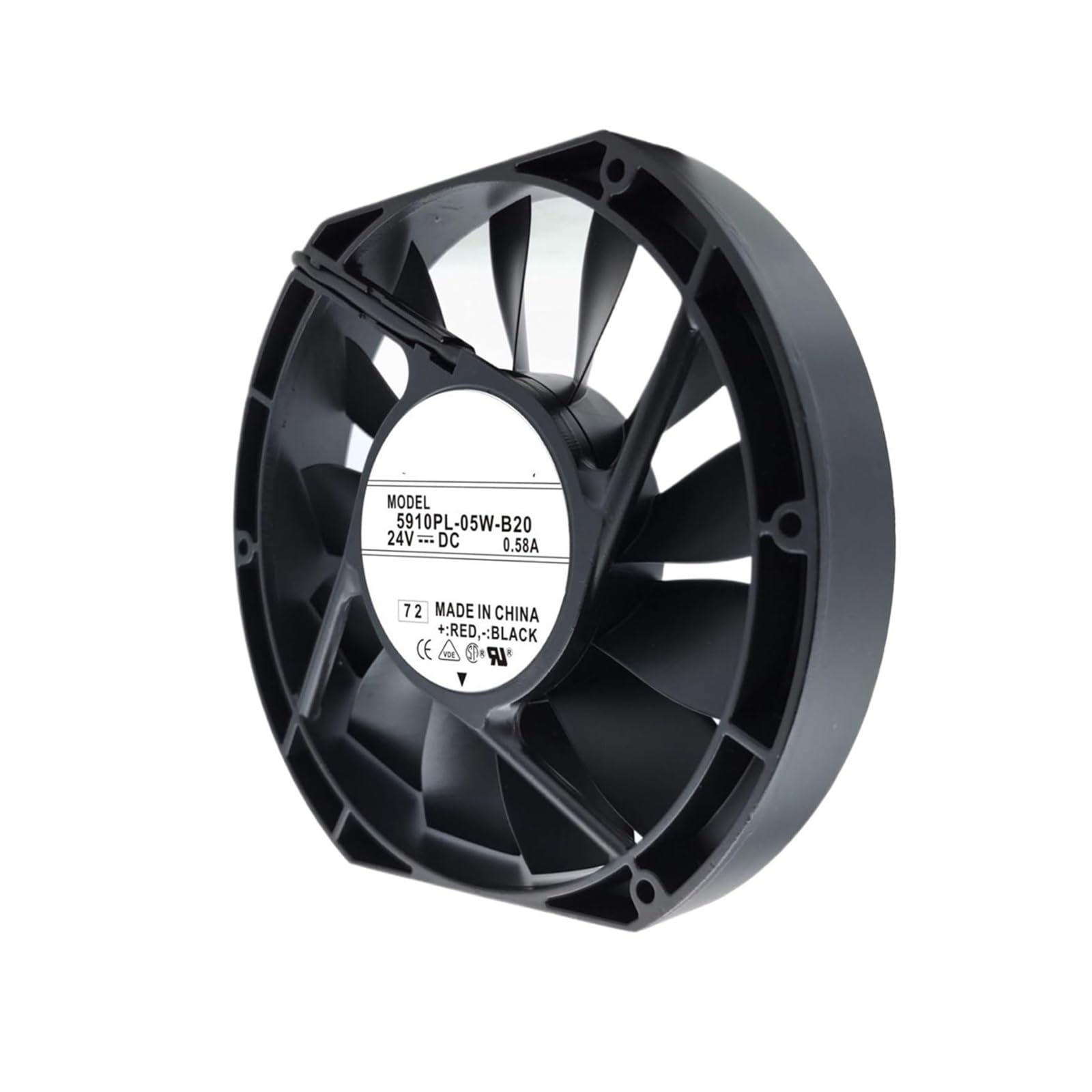 YMUGUEGH Fan 5910PL-07W-B20 172x150x25mm 48V 0.28A 17225 Inverter Cooling Fan