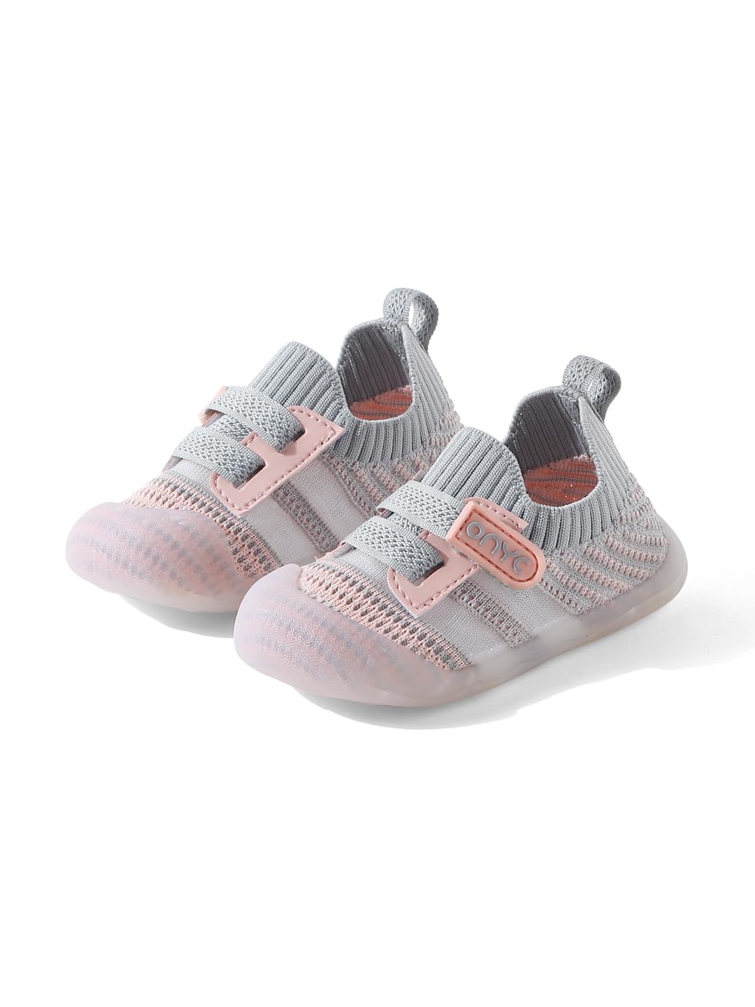 ONYC Smooth Toddlers's First Step Shoes - Peach (Unisex)