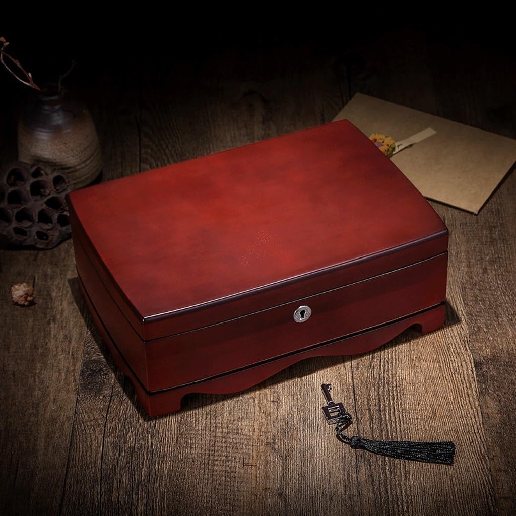 Jewelry Organizer Box Wooden Jewelry Box Multi Layer Retro Style Jewelry Storage Box Wedding Jewelry Box Jewelry Box Storage Box
