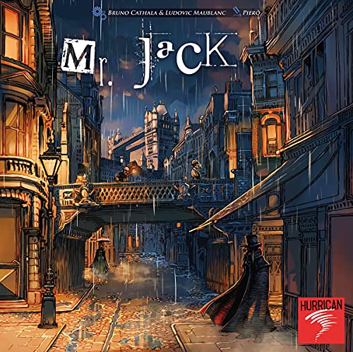 Hurrican, Mr. Jack Basic Game Family Game Deduction Game 2 Players from 9+ Years 30+ Minutes German Multicoloured - Image 2
