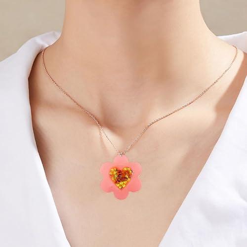 Miniatura 4 de Voyyphixa 8 moldes para coctelera de resina de flores, moldes de resina, moldes de silicona para arena movediza para resina epoxi, molde para