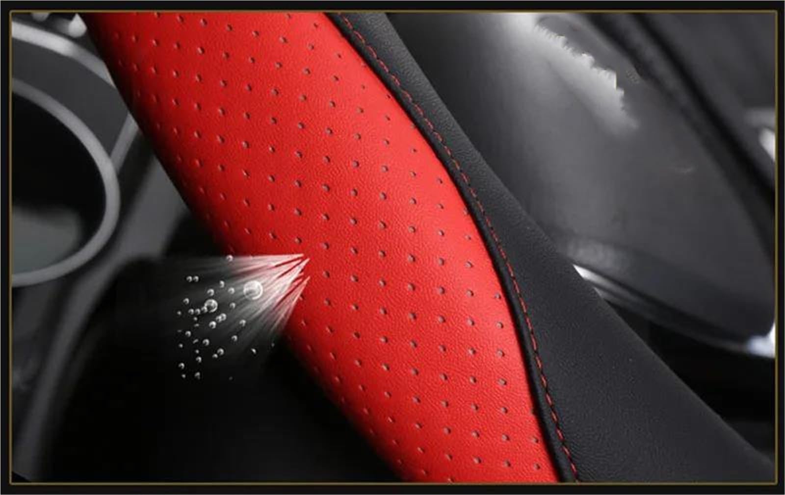 Auto Innenlenkrad Schutzhülle Für Nissan Für Juke 2 2019–2021(Schwarz)