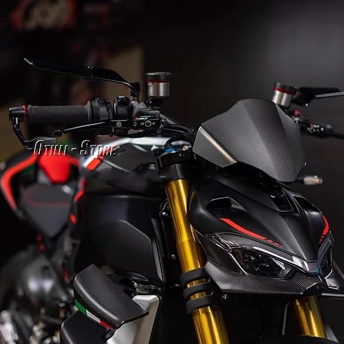 Miniatura 4 de Espejos retrovisores universales para motocicleta, montaje en manillar para Ducati Streetfighter V4 S V4S STREETFIGHTER V2 motocicleta espejos