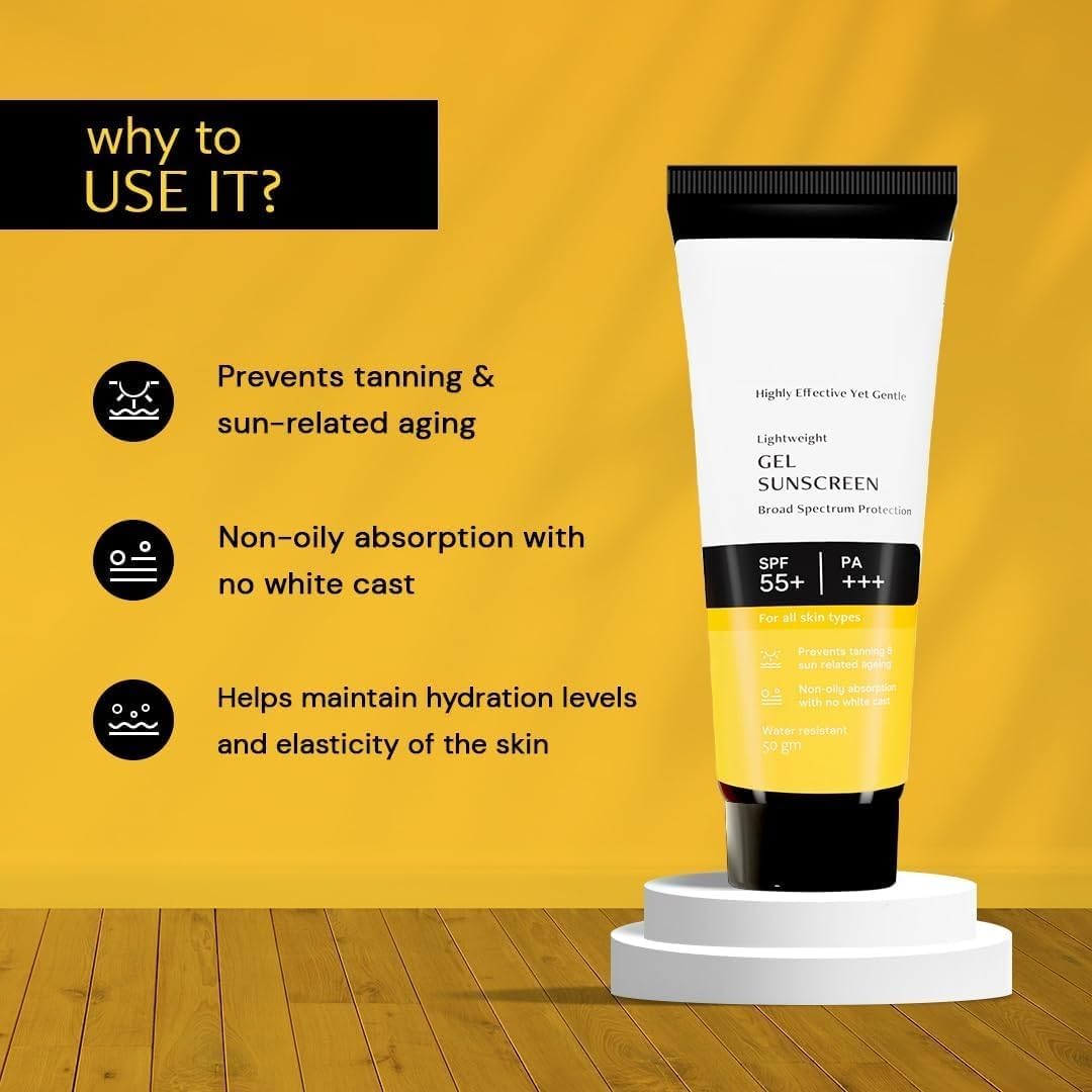 Hyaluronic Acid Watery Sun Gel Moisturizing Sunscreen - Hyaluronic Acid Watery Sun Gel, Non-sticky UV Protection All skin types (2)