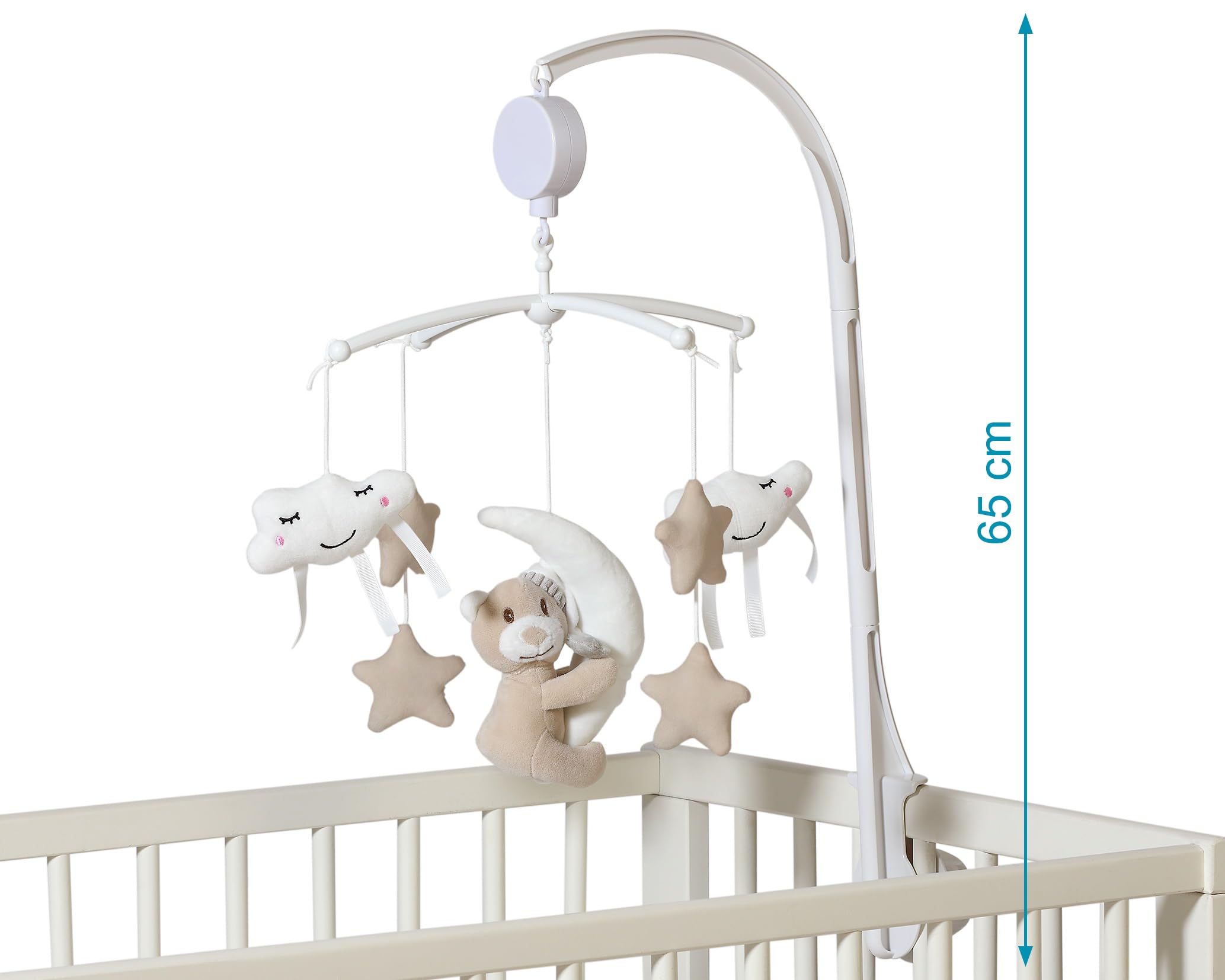 Kiokids Giostrina Musicale Cullo Orsetto Beige