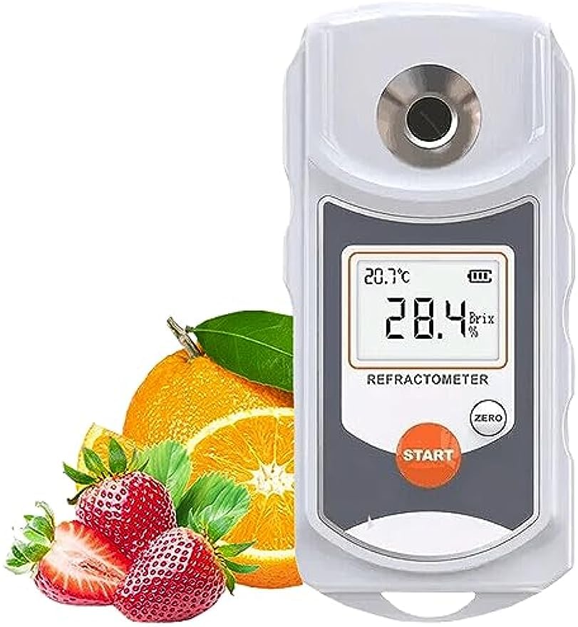 Amazon | 糖度計 デジタル 果物 精度±0.1% Brix0-35% 糖度計