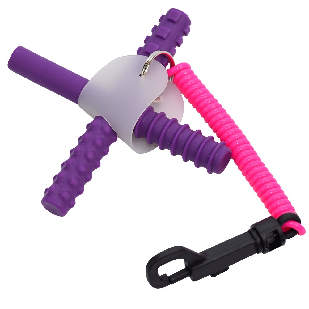 Springz Chewy Holder Aqua with Natural Strap