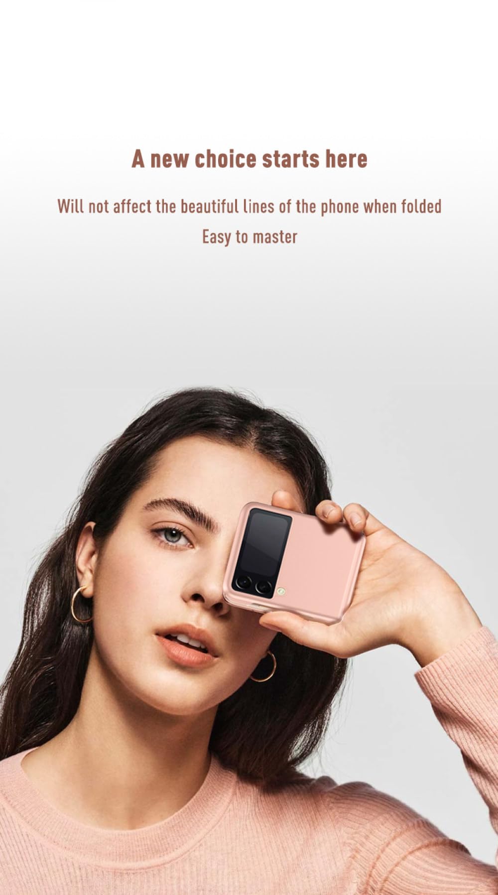Do Samsung Galaxy Z Filp 3 Filp3 5G Luksusowa matowa obudowa w dotyku Odporna na wstrząsy obudowa telefonu Wytrzymała, cienka twarda obudowa Capa, fioletowa, do Z Filp 3