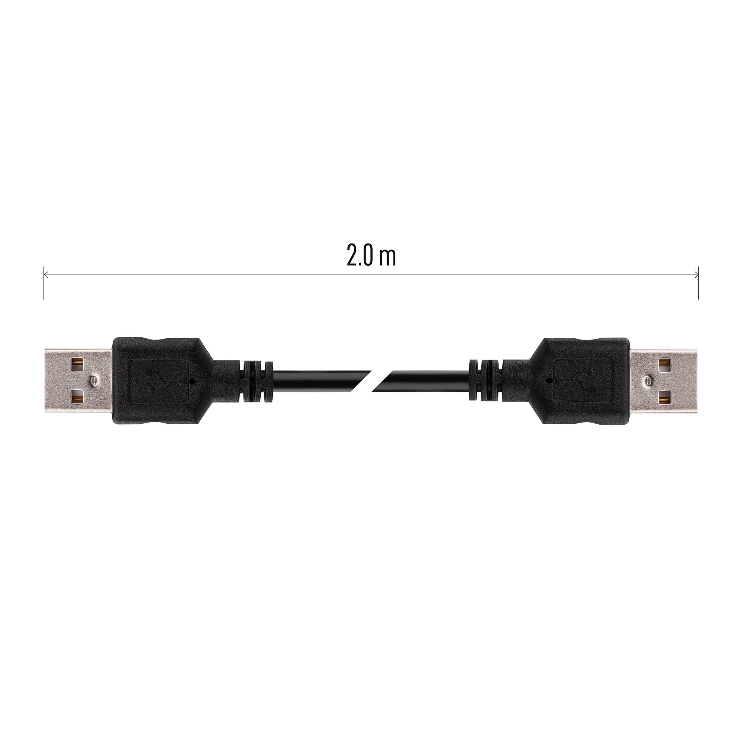 Sonero® Cavo dati da USB-A a USB-A, cavo di collegaento, cavo tipo A